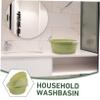 DECORNIJIA 2pcs Foot Pan for Soaking Feet Washbasin Plastic Basin Multifunctional for Kitchen Bath view 3