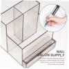 Garneck Manicure Polisher Holder Display Rack Insert Holes for Nail Art Tools Storage Organizer for Professional Manicure and Pedicure Compatible Nail Drill Bits view 4