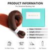 Roeula T1B/350 Kids Short Pre Stretched Braiding Hair 12 Inch 8 Packs Omber Black to Dark Ginger 350 Braiding Hair Pre Stretched Professional Prestretched Braiding Hair Synthetic Braids view 2