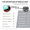 Roeula T1B/350 Kids Short Pre Stretched Braiding Hair 12 Inch 8 Packs Omber Black to Dark Ginger 350 Braiding Hair Pre Stretched Professional Prestretched Braiding Hair Synthetic Braids view 3