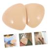 Veemoon 2pcs Shaped Silicone Chest Patch Adhesive Reusable Women Chest Pads Soft Padding view 4