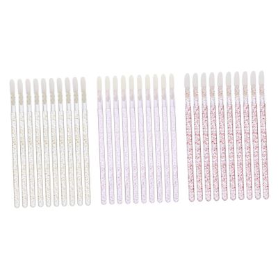 FOMIYES 150pcs Lip Gloss Applicator Disposable Lip Brush Double-ended Portable Makeup Tool Easy to Carry