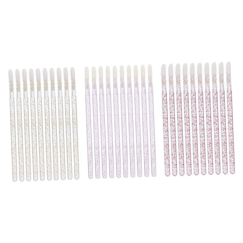 FOMIYES 150pcs Lip Gloss Applicator Disposable Lip Brush Double-ended Portable Makeup Tool Easy to Carry
