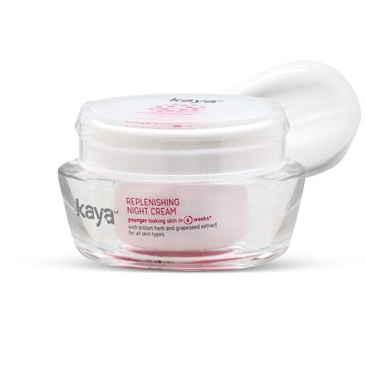 Ka'ya Clinic Replenishing Night Cream, Reduce signs of ageing, fine lines, wrinkles, with Niacinamide for bright & glowing skin, all skin types 50g