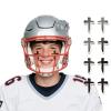 144Pairs Eye Black Stickers, Sports Face Eyeblack Sticker for Baseball Football Softball Themed Party Birthday Party Supplies view 1