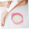 CALLARON 4pcs Microwavable Mixing Bowls Silicone Bowl Waxing Warmer Non-stick for Face Body Waxing Random Color view 3