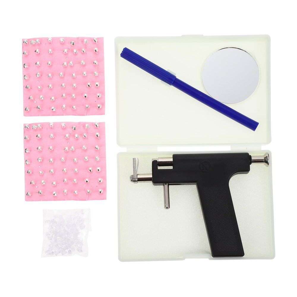 BATHVEVE 1set Ear Piercing Tool Kit Ear- Body Piercing Kit for Convenient Home Use Simple Navel and More