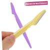 CALLARON 10pcs Manual Eyebrow Shaper Lightweight Portable for Travel Eyebrow Razor Facial Hair Trimmer view 3