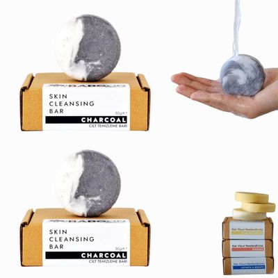 Natural Skin Cleansing Bar - 50g - Pack of 2
