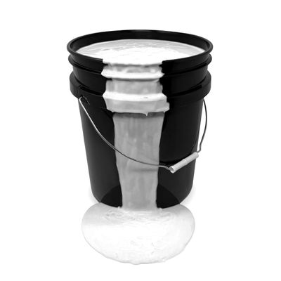 milo UV Neon White Washable Party Paint | 5 Gallon Bucket | Bulk Fluorescent Party Paint for Rave, Events, Concerts | Glows UV in Black Light | Made in USA | Safe for Skin, Washable, and Non Toxic