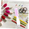 Baluue 15pcs Nail Brush Cleaner Set Handle Manicure and Pedicure Brushes for Nail Cleaning Mixed Design for Home and Salon Use view 4