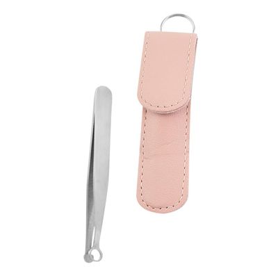 CTIRCHIU 1set Stainless Steel Nasal Hair Tweezers Multi-Purpose Nose Hair Remover Tool for Men and Women to Use Random Color