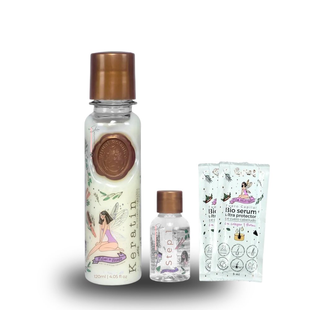 Ritual Botnico Keratina Orgnica | Treatment to Straighten, Repair and Relax Hair | All Natural, Organic & Vegan Ingredients | Product of Colombia | Keratin Small, 120ml/4.05 Fl Oz)