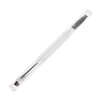 SHERCHPRY Double-ended Makeup Brush Soft Bristles and Spiral Brow Comb for Precise Eyebrow Grooming and Eyelash Separation Portable Design for -ups Anywhere