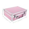 DECHOUS Large Aluminum Alloy Multifunctional Tool Box Portable Makeup Case and Organizer for Tools Cosmetics and Medical Supplies Sturdy Carrying Suitcase view 2