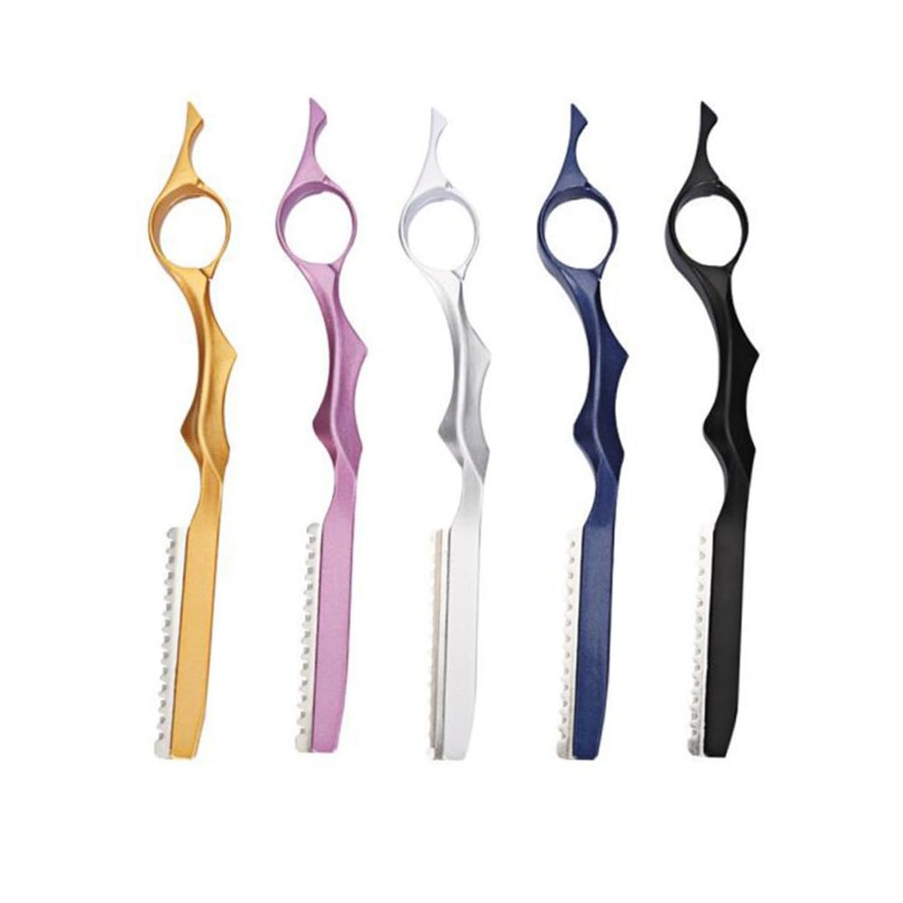 BATHVEVE Hair Cutting Razor Hair Thinning Tool Single Blade Razor for Men Portable Safe Easy to Use