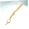 BATHVEVE Hair Cutting Razor Hair Thinning Tool Single Blade Razor for Men Portable Safe Easy to Use view 2