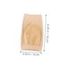 FOMIYES 2pairs Moisturizing Heel Socks for Foot Care Dry Cracked Comfortable Silicone Toeless Socks for Women view 2