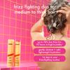 amika forget frizz anti-frizz conditioner, 275ml | smoothing, humidity protection, up to 72 hour frizz control + lightweight hydration, for medium to thick coarse hair types 2a-4c view 2