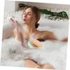 BATHVEVE 2pcs Ergonomic Design Body Exfoliating Brush Silicone Shower Massager Bathing Scrubber view 3