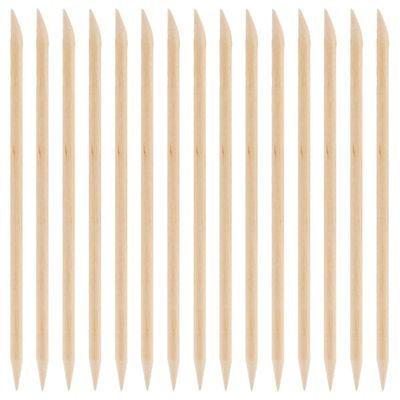 DECORNIJIA 200pcs Nail Sticks for Manicure and Pedicure Multi-purpose Cuticle Cleaner Tools Smooth Wood Nail Care Sticks for Dead Skin Removal and Cleaning