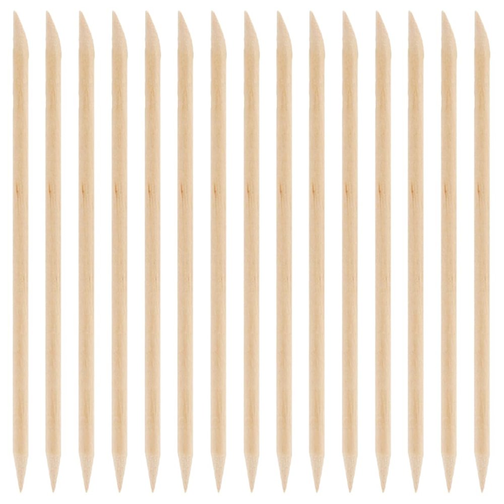 DECORNIJIA 200pcs Nail Sticks for Manicure and Pedicure Multi-purpose Cuticle Cleaner Tools Smooth Wood Nail Care Sticks for Dead Skin Removal and Cleaning