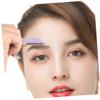 BATHVEVE Stainless Steel Eyebrow Razor Set 6 Pcs Facial Hair Shavers with Sliding Cover Precision Trimmer for Women for Eyebrow Shaping and Facial Grooming view 2