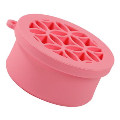 BATHVEVE Folding Silicone Makeup Brush Cleaner Bowl Compact Design for Cleaning of Brushes and Sponges Reusable and Space-saving Tool for