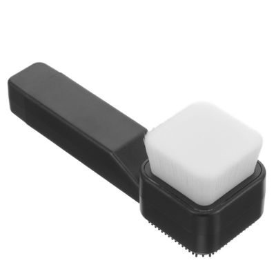 BATHVEVE Silicone Face Scrubber and Exfoliator Brush Double-Sided Cleansing Tool for All Skin Types Handheld Design for Deep Cleaning Blackhead Removal Gentle Facial Massage