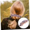 DEARMAMY Elegant Rhinestone Hair Barrette for Women Metal Clip for Thick Hair for Weddings and Special Occasions Chic Floral Design view 4