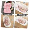 ANDRESLAD Non-Slip Bath Cushion for Newborns Soft Floating Bath Mat Strong Suction Cups Waterproof Infant Shower Safety for Use view 3