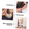 Didiseaon 1set Shaving and Brush Men Grooming Beard Care Kit for Precise Shaving and Styling and Aesthetic for All Occasions view 4