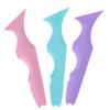 PartyKindom 3pcs Silicone Makeup Tool for Eyeliner Mascara Lipstick Application Easy Use Stencils for Precise Eye Lip Makeup Scale Assistance for Beginners view 1