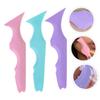 PartyKindom 3pcs Silicone Makeup Tool for Eyeliner Mascara Lipstick Application Easy Use Stencils for Precise Eye Lip Makeup Scale Assistance for Beginners view 3