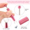 2 Pcs Piercing Ball Grabber Tool, Piercing Changing Tools Diamond Claw Tweezers Jeweler Pick Up Tool 4 Claw Gem Picker Tool Chip Pick for Small Parts Pickup(Silver+Pink) view 3