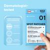 caraseoul Pimple Patches, 2 Size Hydrocolloid Acne Patch for Zits and Blemishes, Bakuchiol & Aloe Vera, Korean Skin Care, Easy to Use  Dermatology Tested view 3