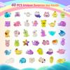 Bath Bombs for Kids with Toys Inside - 40 Pack Surprise Organic Natural Bath Bombs (Dino/Unicorn/Marine) Toddler Toys for Boys & Girls, Children's Birthday Christmas Gifts Set view 2