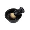 PACKOVE Nylon Shaving Tool Set Acrylic Brush Stand and Soap Bowl for Men and Grooming Accessories Shaving Kit for Smooth Facial Cleanse view 2