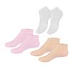 CALLARON 3pairs Moisturizing Lotion Socks for Women of Elastic Spa Socks for Intensive Foot Care Overnight Hydration Treatment for Dry Cracked Feet Skin Tone view 1