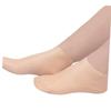 CALLARON 3pairs Moisturizing Lotion Socks for Women of Elastic Spa Socks for Intensive Foot Care Overnight Hydration Treatment for Dry Cracked Feet Skin Tone view 4