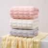 DFWZMQTG Bath Towel Quick Drying Household Hair Dryer Cap Coral Fleece Towel Soft and Skin-Friendly(Pink) view 3