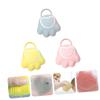 WEKADRIN 3pcs Boy Girl Bath Brush Silicone Shower Body Scrubber Exfoliator Boys and Girls Bath Brush Massage Rubbing Dispenser view 4