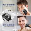 PRITECH Foil Shaver for Men, Electric Razor with Tight Foil Technology, Skin-Friendly Design, Easy Blade Replacement, Cordless Rechargeable with Pop-Up Trimmer, LED Display,Waterproof view 2