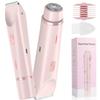 Bikini Trimmer for Women, Waterproof Bikini Shaver with Dual Head Design, Cordless Rechargeable Shaver for Women Private Area, Gentle Wet & Dry Hair Removal for Bikini Line & Underarms view 1