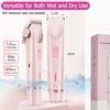 Bikini Trimmer for Women, Waterproof Bikini Shaver with Dual Head Design, Cordless Rechargeable Shaver for Women Private Area, Gentle Wet & Dry Hair Removal for Bikini Line & Underarms view 2