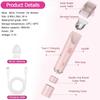 Bikini Trimmer for Women, Waterproof Bikini Shaver with Dual Head Design, Cordless Rechargeable Shaver for Women Private Area, Gentle Wet & Dry Hair Removal for Bikini Line & Underarms view 4
