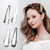 100pcs 1.18 Inch Small Alligator Hair Clips, Silver Metal Iron Alligator Hair Clips For Hair Styling, Flat Top Single Prong Hairpins/Crocodile Bow Clips For Bow Making, Metal Hairclip view 3