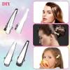 100pcs 1.18 Inch Small Alligator Hair Clips, Silver Metal Iron Alligator Hair Clips For Hair Styling, Flat Top Single Prong Hairpins/Crocodile Bow Clips For Bow Making, Metal Hairclip view 4