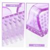BATHVEVE 1pc Fingernail Brush for Cleaning Dust Lightweight Nail Brush for Easy Use Compact Design for Nails Toes Hands for Home Salon Flexible view 2