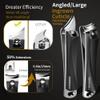 EBEWANLI Nail Clippers Set, Ultra Sharp Nail Clippers for Men, Slanted Angled Ingrown Toenail Clipper and Curved Fingernail Clipper Cutters, Stainless Steel Finger Nail Clippers Adult view 2
